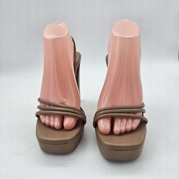 Jeffrey Campbell Strappy High Heel Slingback Sandals Size 9.5 US / 40 EU – Brown - Picture 3 of 12